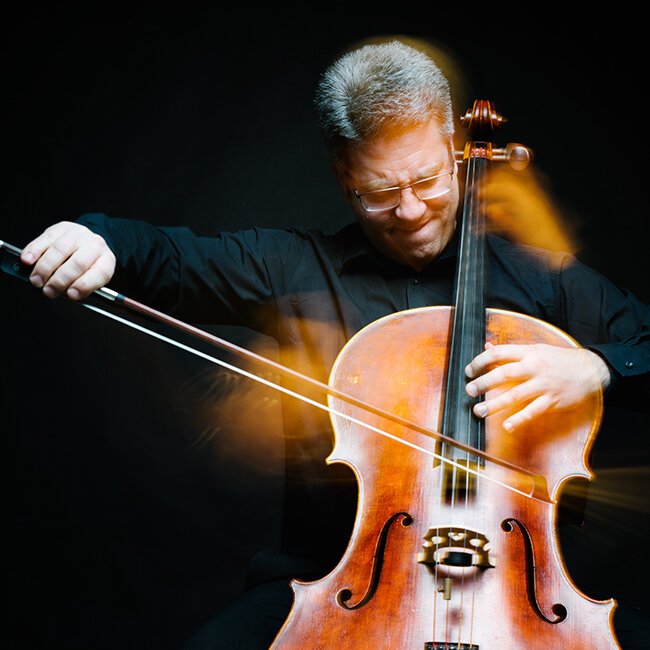 Promotional picture for Cello on Fire